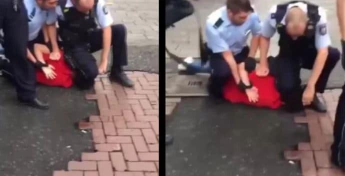 almanya'da Türk genci boynuna bastırılarak gözaltına alındı