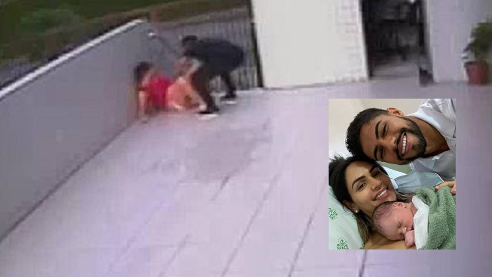 Brezilyalı futbolcu, eşini apartman girişinde doğurttu!