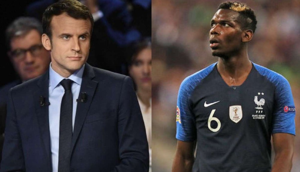 Manchester United'lı Pogba'dan Macron'a tepki