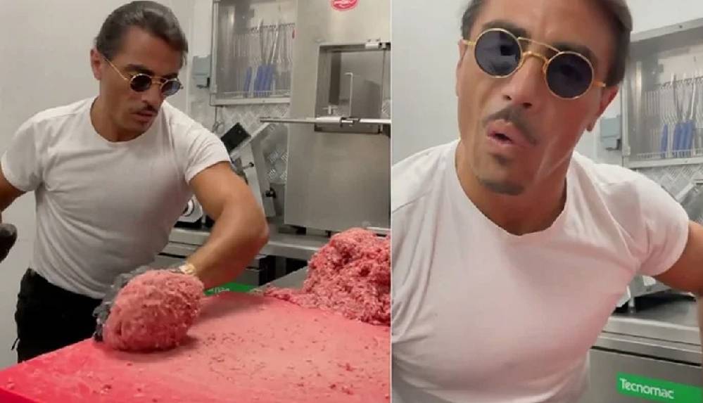 Nusret'ten olay yaratan paylaşım! Bu kez kıymayla yaptıkları pes dedirtti