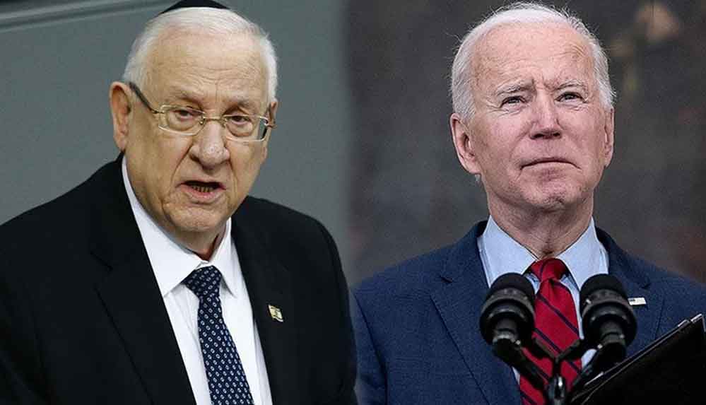 Biden-ve-Rivlin-görüşmesi--İsrail'in-ABD'den-daha-büyük-dostu-yoktur