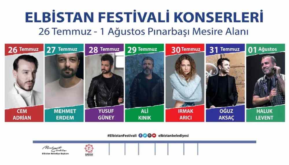 Elbistan’da 2’nci bayram! 26 Temmuz Elbistan Festivali başlıyor