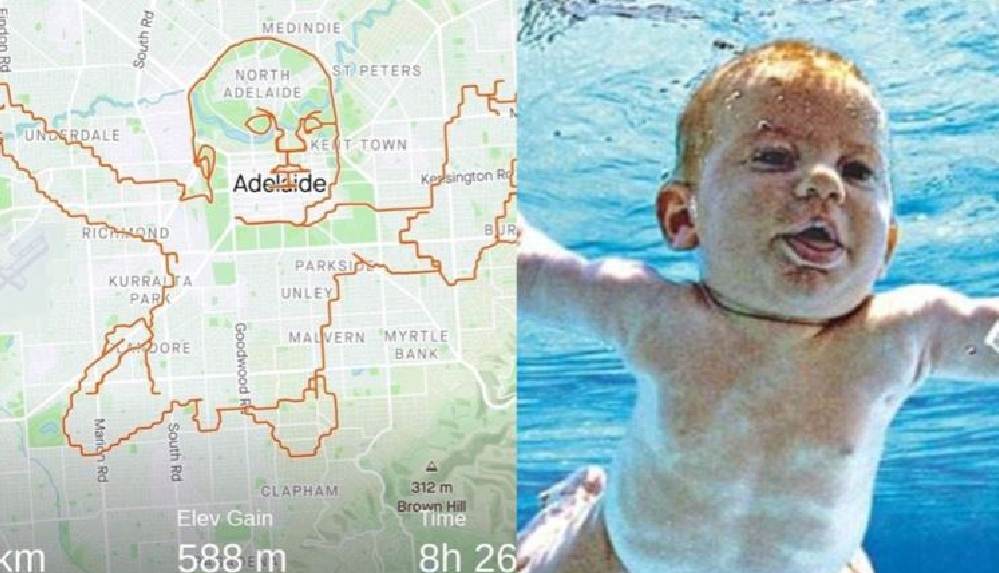 avustralyali-bisikletci-gps-iziyle-nirvananin-album-kapagini-cizdi