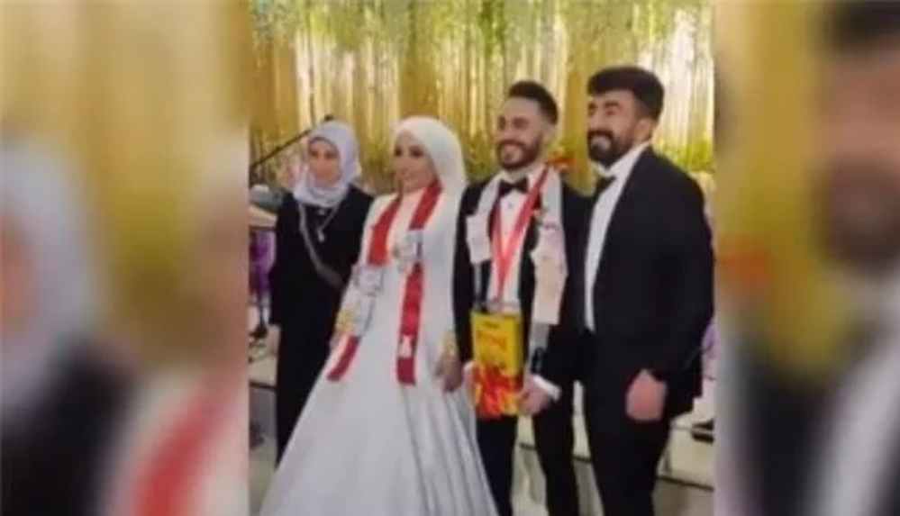 Sosyal medyada gündem oldu: Damada altın yerine ayçiçek yağı taktılar
