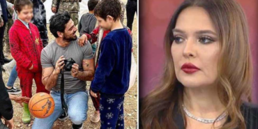 Dünyaca ünlü oyuncu depremzedeleri ziyaret etti. Demet Akalın ateş püskürdü!