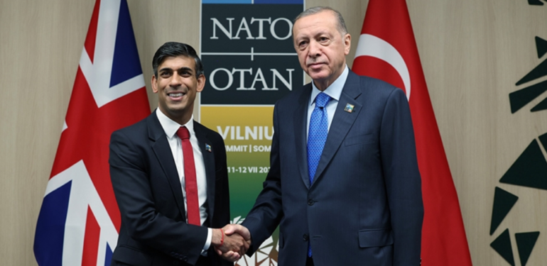 Cumhurbaşkanı Erdoğan, İngiltere Başbakanı Sunak ile telefonda görüştü
