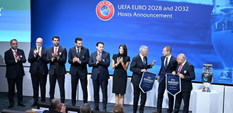 UEFA, 2032 Avrupa Futbol Şampiyonası ev sahipliğini Türkiye ve İtalya ortaklığına verdi