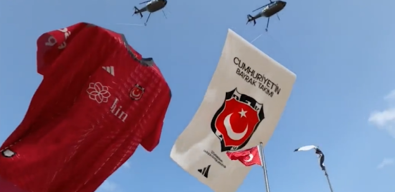 Beşiktaş’tan Cumhuriyet’in 100. yılına özel forma