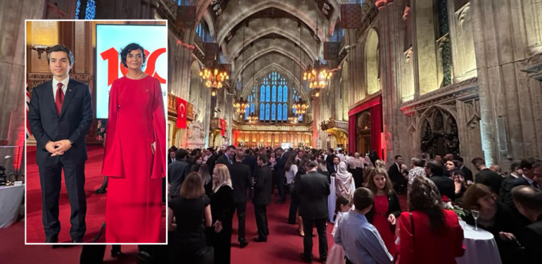 Cumhuriyet’in 100’üncü yılı Londra’da kutlandı…