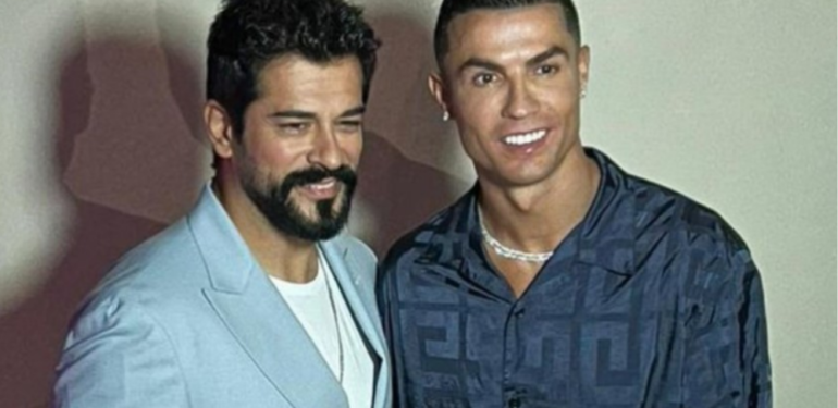 Burak Özçivit, Cristiano Ronaldo ile buluştu