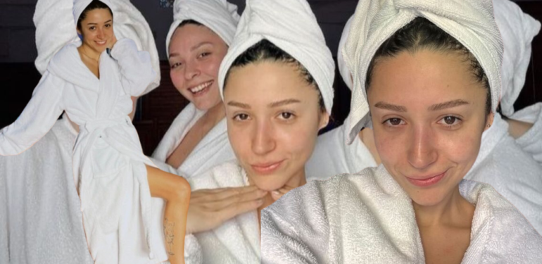 Ünlü şarkıcı Zeynep Bastık’tan hamam pozları