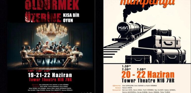 “Mevsimlik Oyuncular Tiyatro Haftası” 18-22 Haziran tarihlerinde Tower Theatre’da