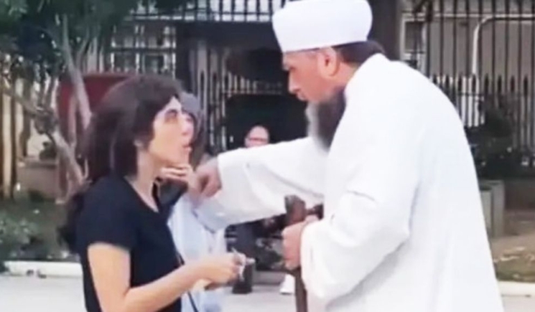 Meriç Erkan, Ahu Tuğba’nın kızını kenara çekip o anlar helallik aldı!