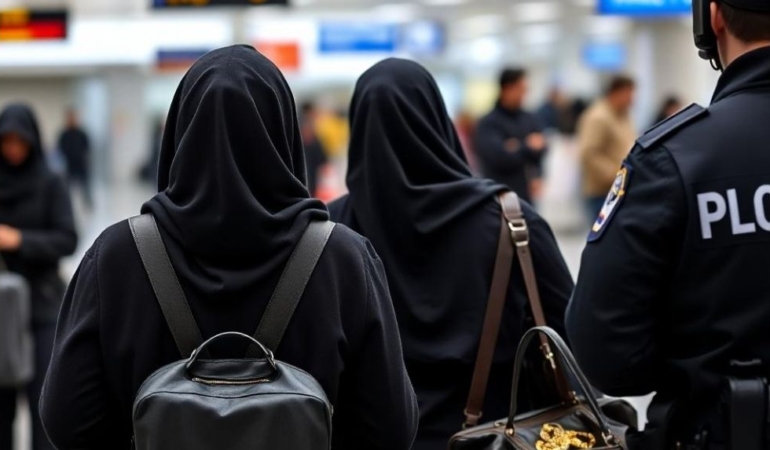 Almanya’da ödenek alan iki kadın havalimanında 30 bin euroluk altınla yakalandı