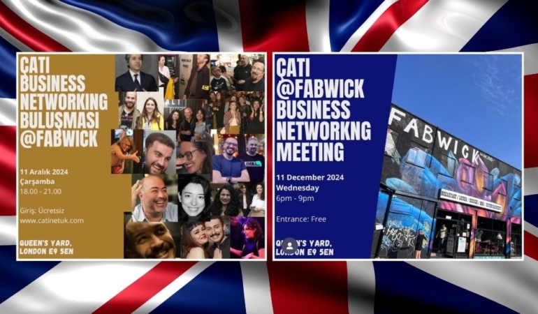 Yılın son ÇATI etkinliği 11 Aralık’ta Londra’da…