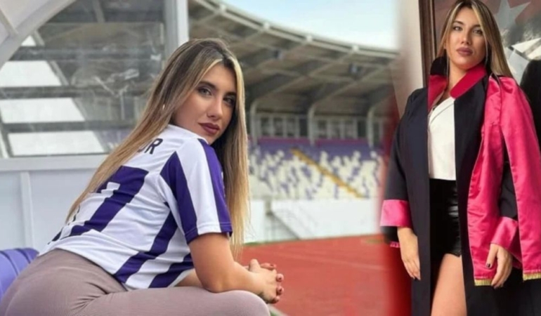 Cinsel ilişki videosu çıktığı iddia edilen Türk hakem Elif Karaarslan cübbeyi giydi