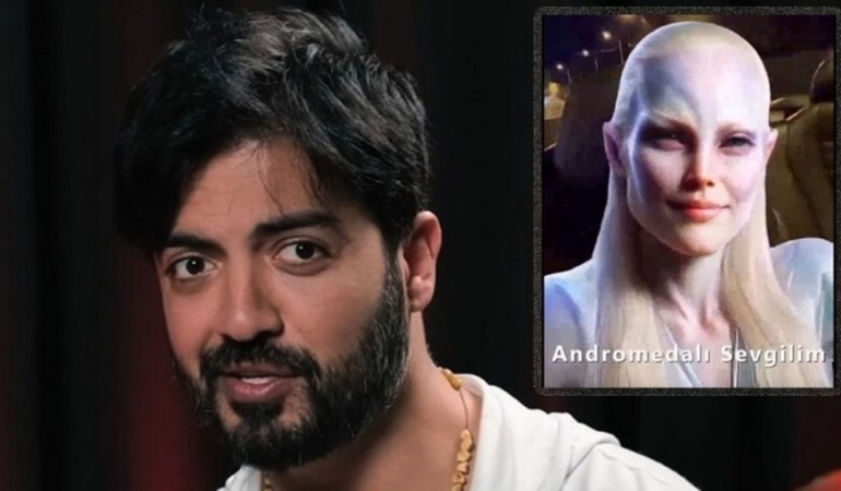 Yusuf Güney ‘uzaylı sevgilisini’ paylaştı!