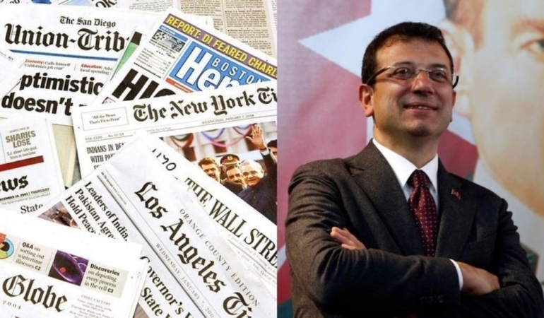 Ekrem İmamoğlu’na gözaltı dünya basınında