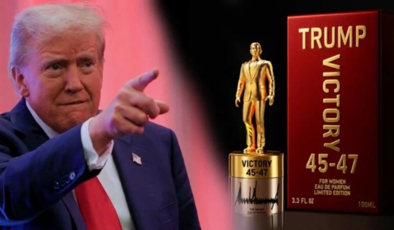 Trump şimdi de parfüm satmaya başladı